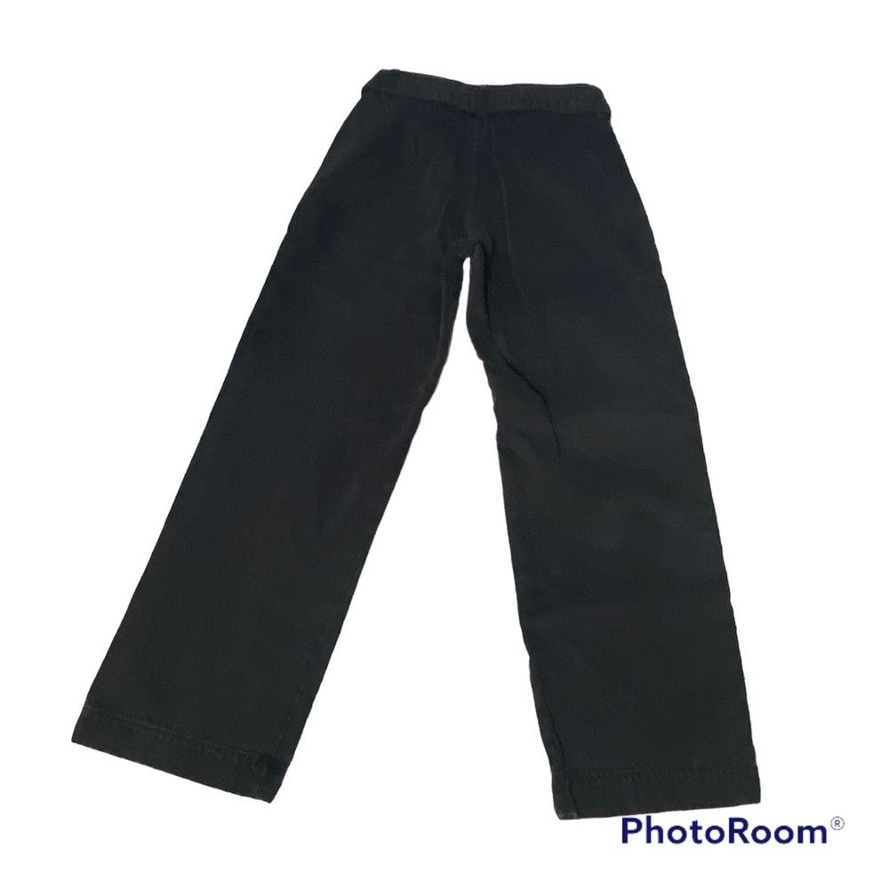 Forever 21 washed black denim belted cargo jeans size 25 goth straight leg punk - Picture 7 of 9